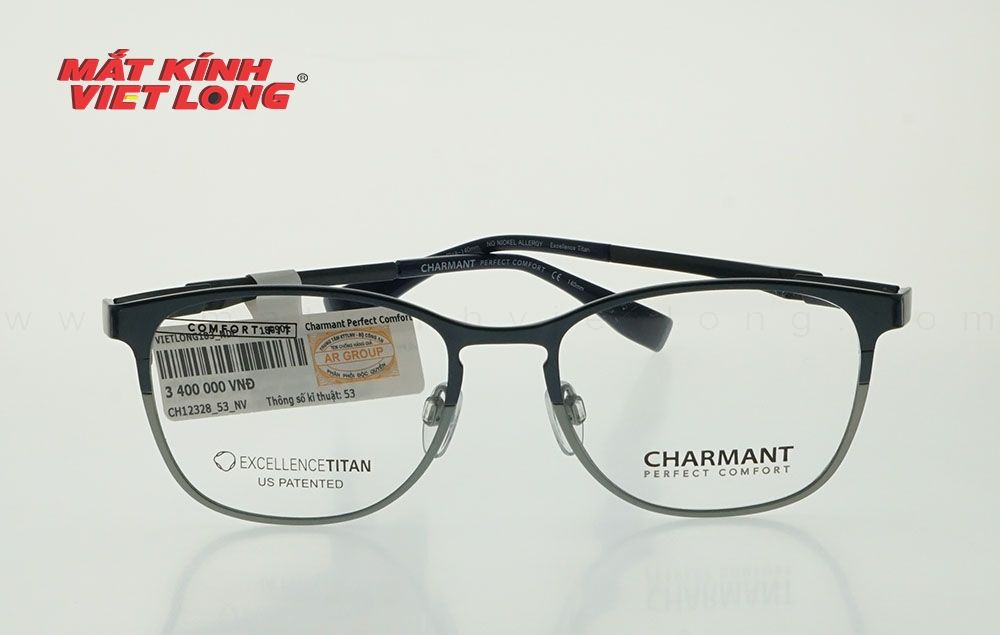  GỌNG KÍNH CHARMANT CH12328-NV 53-18 