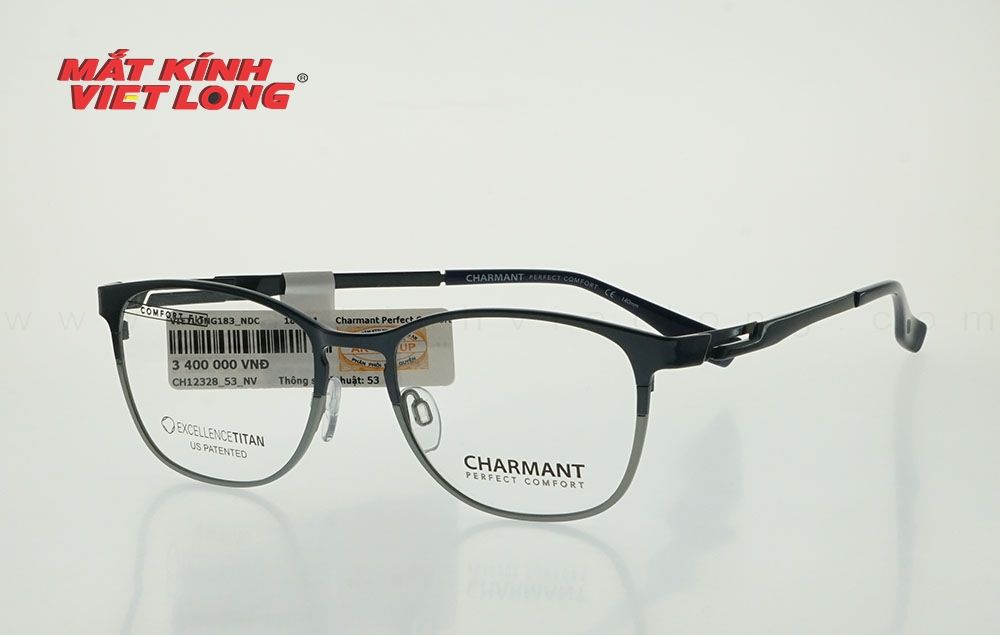  GỌNG KÍNH CHARMANT CH12328-NV 53-18 