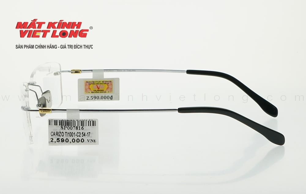 GỌNG KÍNH CARIZO TI1001-C2 54-17