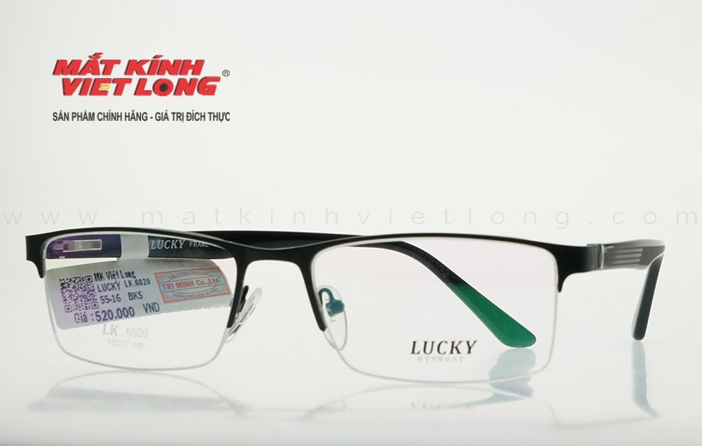  GỌNG KÍNH LUCKY LK6020-BKS 53-17 