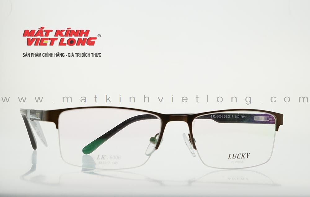  GỌNG KÍNH LUCKY LK6006-BRS 55-17 