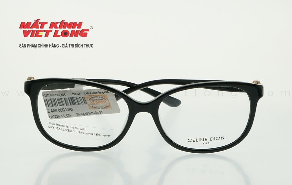  GỌNG KÍNH CELINE CD7228-C01 53-15 