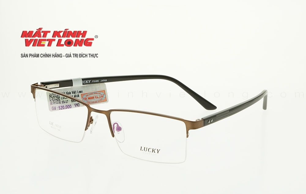  GỌNG KÍNH LUCKY LK6018-BRS 55-17 