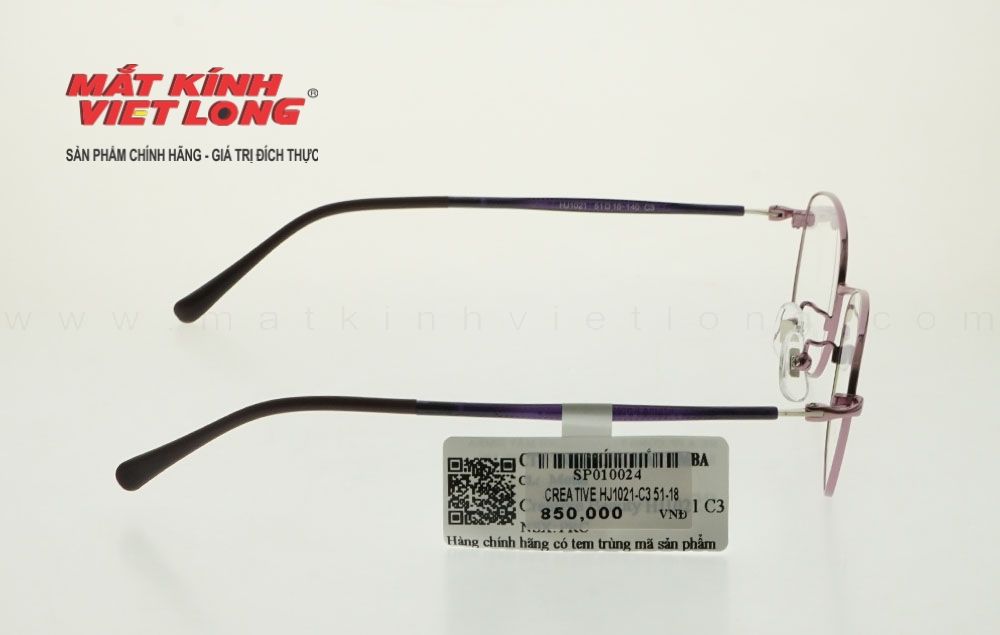 GỌNG KÍNH CREATIVE HJ1021-C3 51-18