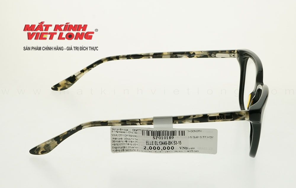 GỌNG KÍNH ELLE EL13449-BK 53-15