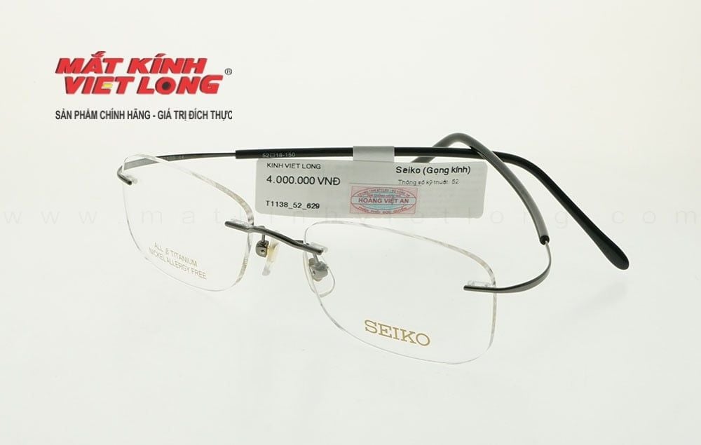 GỌNG KÍNH SEIKO T1138-629 52-18