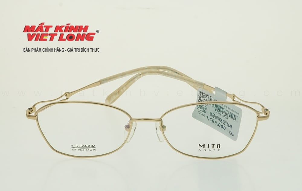 GỌNG KÍNH MITO MT1838-C01 54-16