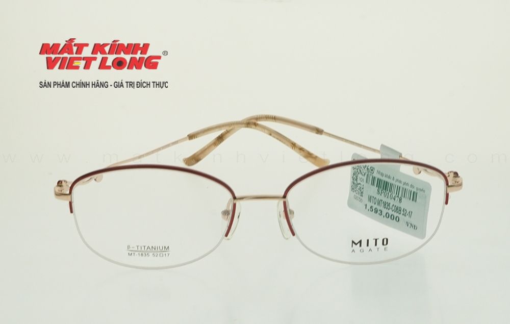 GỌNG KÍNH MITO MT1835-C06B 52-17