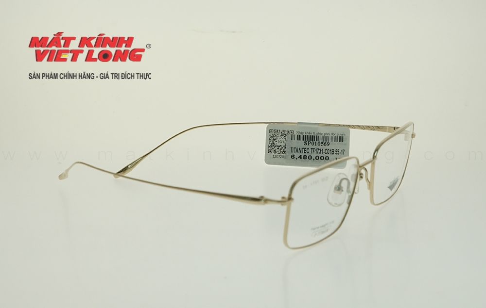 GỌNG KÍNH TITANTEC TF1731-C01B 55-17