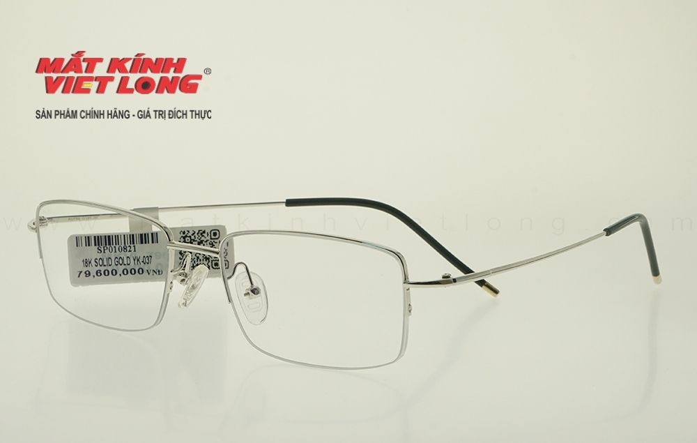GỌNG KÍNH 18K SOLID GOLD YK-037 55-18