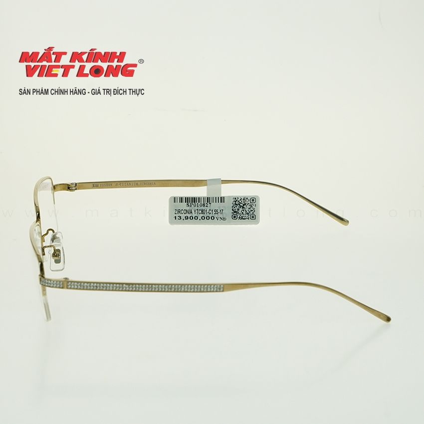 GỌNG KÍNH MKVL ZIRCONIA YTC801-C1 55-17