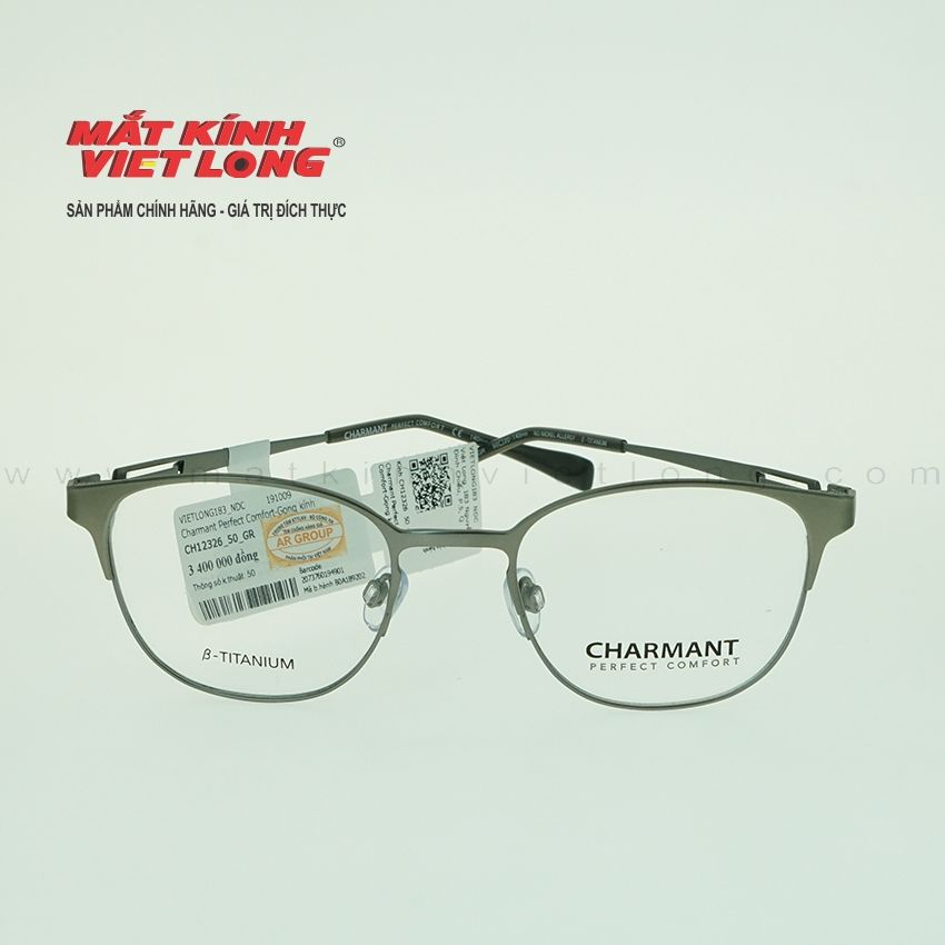 GỌNG KÍNH CHARMANT CH12326-GR 50-20