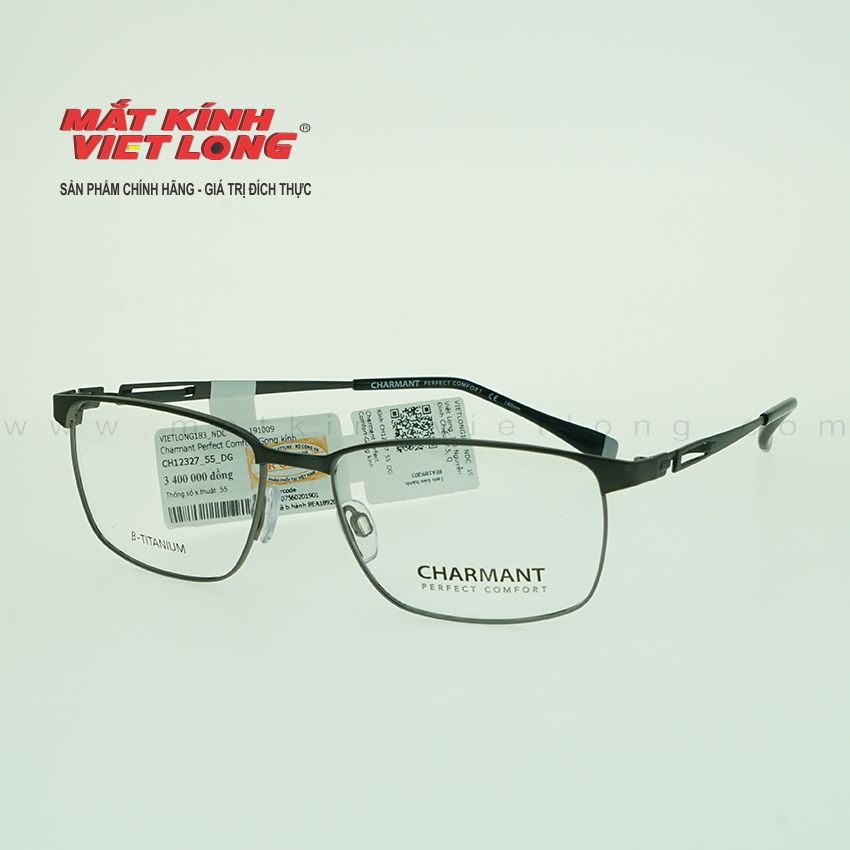 GỌNG KÍNH CHARMANT CH12327-DG 55-17