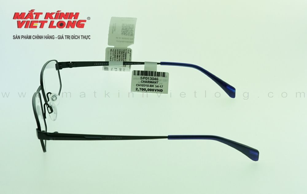 GỌNG KÍNH CHARMANT CH10318-BK 54-17