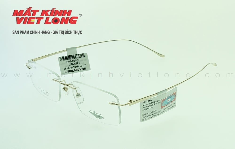 GỌNG KÍNH TITANTEC TF1776-C01B 53-17