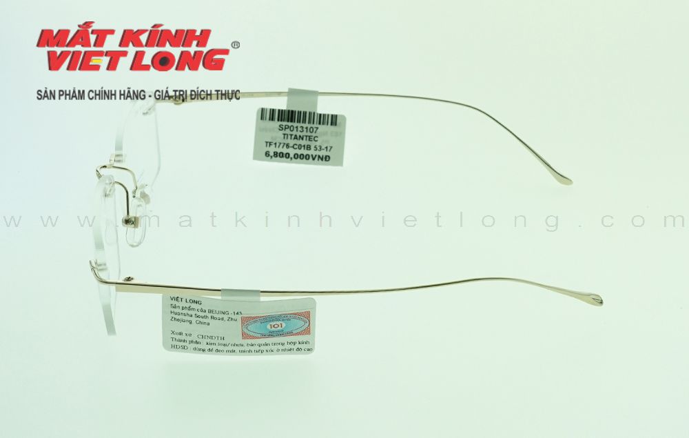 GỌNG KÍNH TITANTEC TF1776-C01B 53-17
