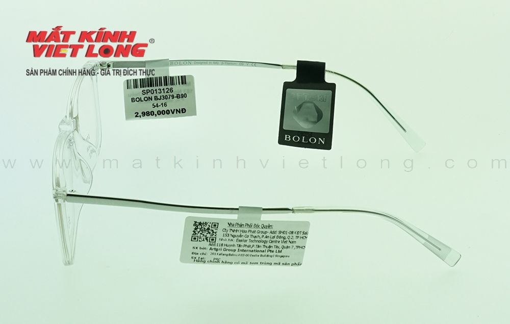 GỌNG KÍNH BOLON BJ3079-B90 54-16