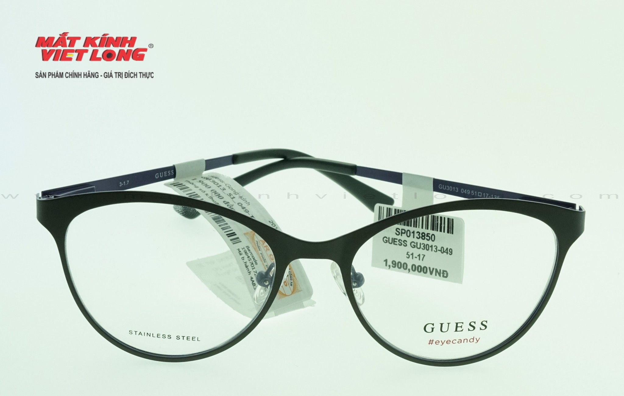  GỌNG KÍNH GUESS GU3013-049 51-17 