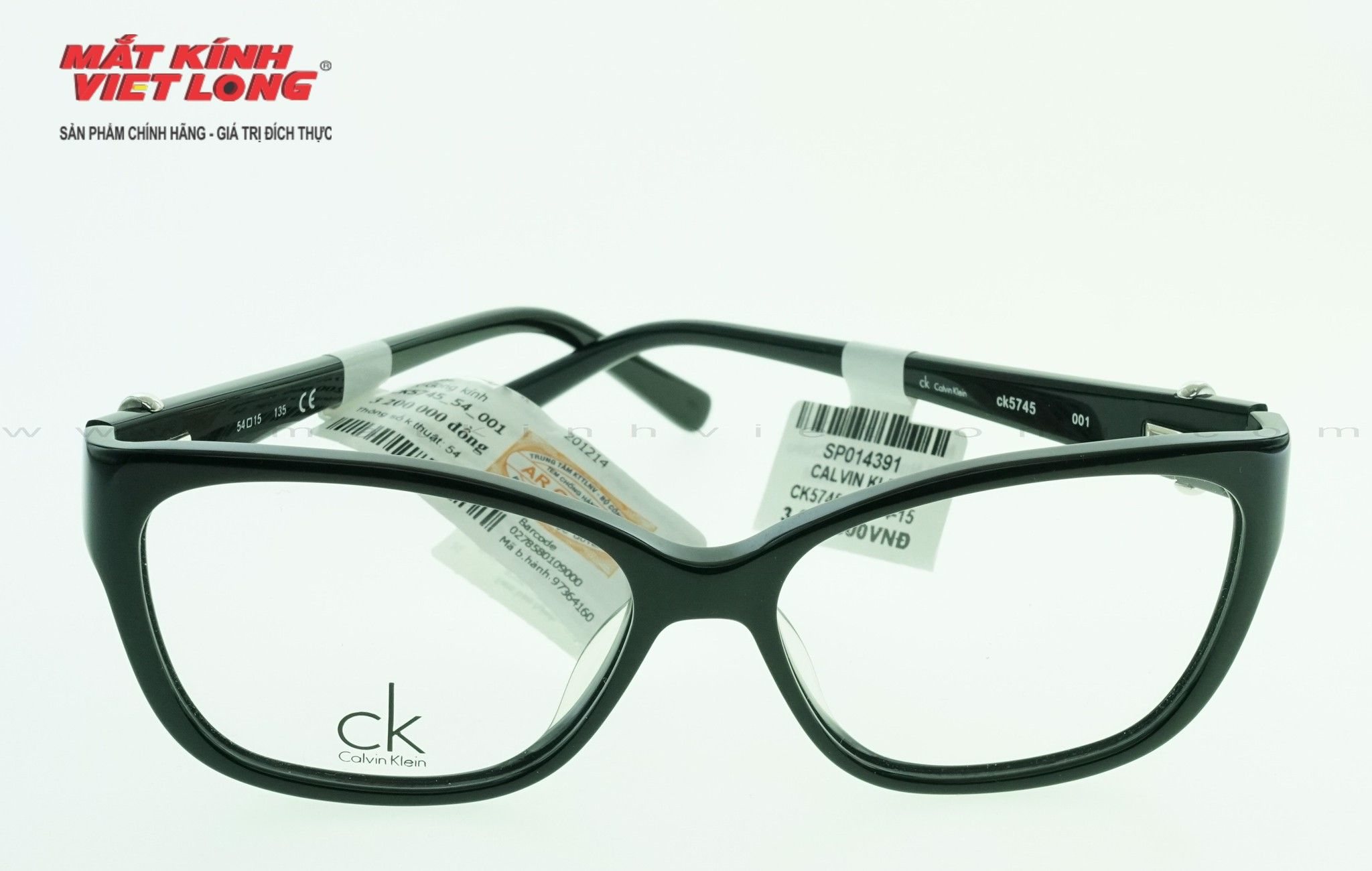  GỌNG KÍNH CALVIN KLEIN CK5745-001 54-15 