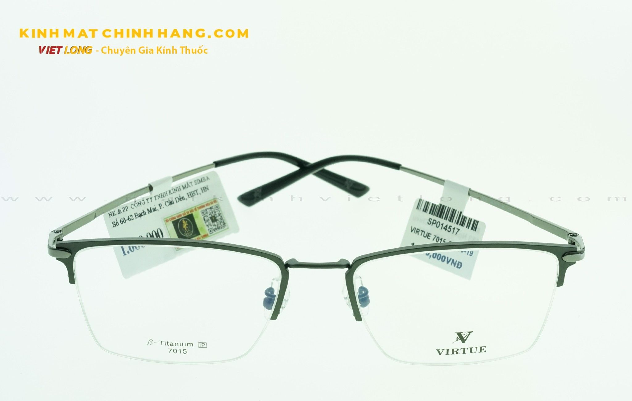  GỌNG KÍNH VIRTUE 7015-C4 56-19 