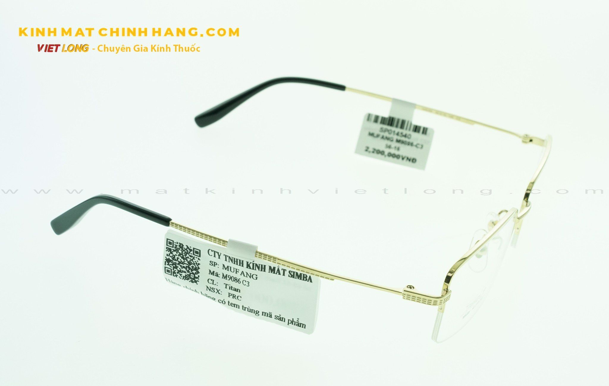  GỌNG KÍNH MUFANG M9086-C3 56-16 