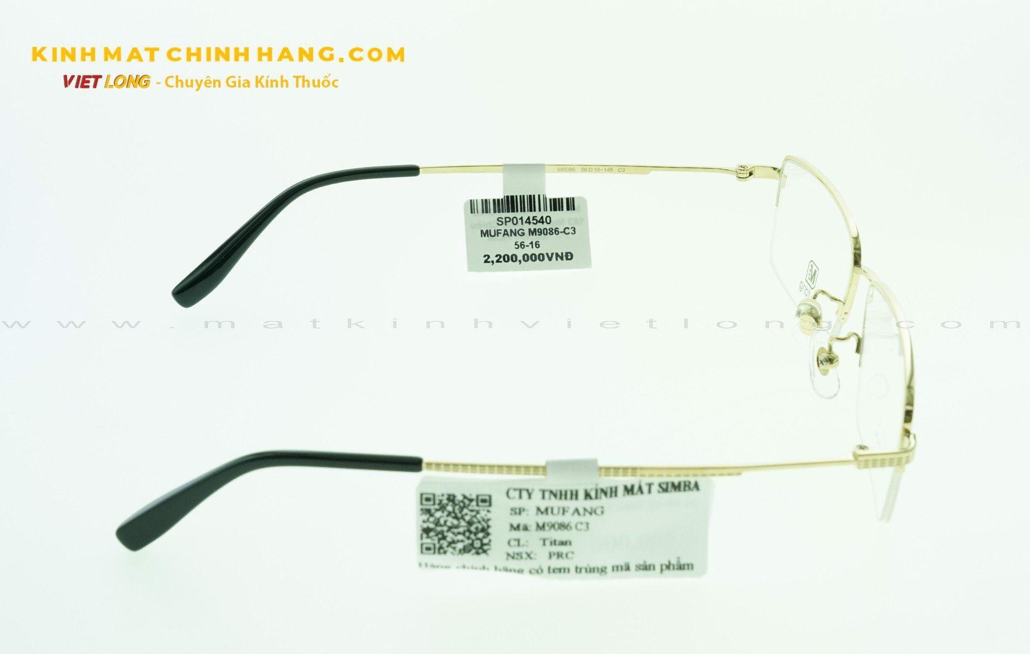  GỌNG KÍNH MUFANG M9086-C3 56-16 