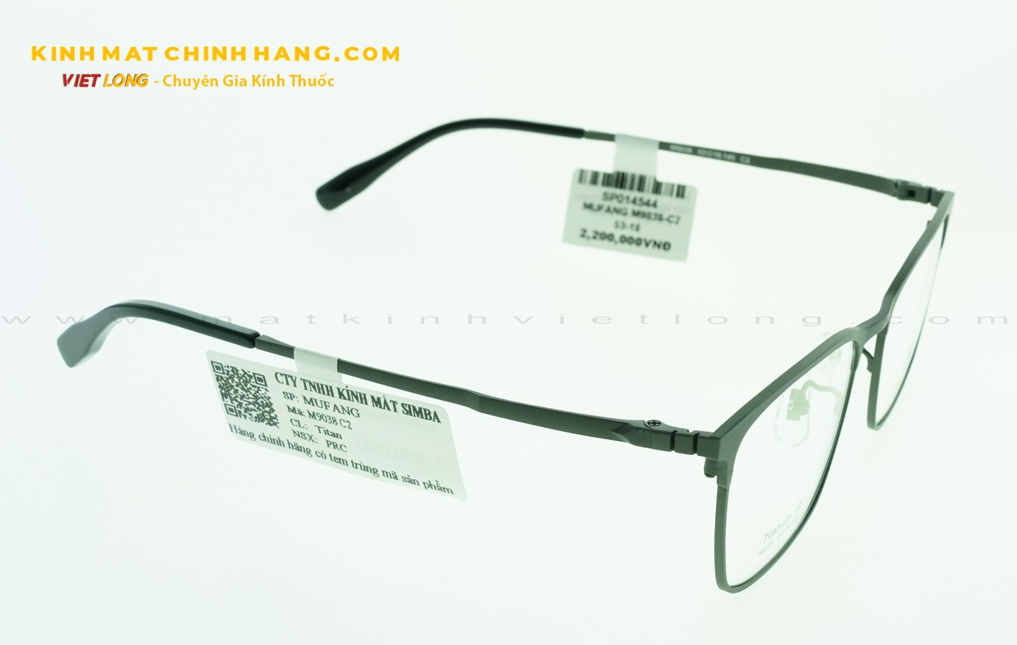  GỌNG KÍNH MUFANG M9038-C2 53-18 