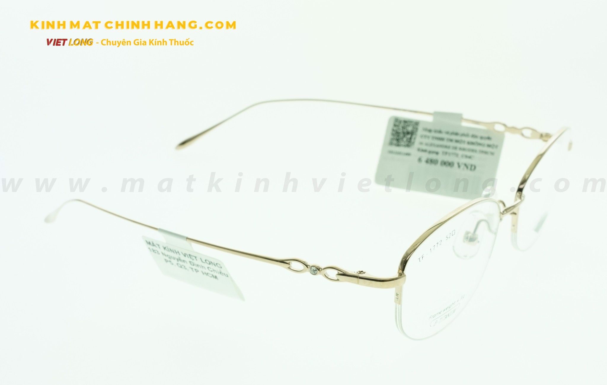  GỌNG KÍNH TITANTEC TF1772-C04C 52-17 