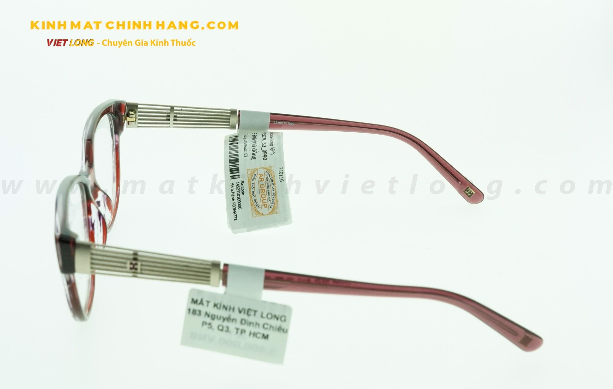  GỌNG KÍNH ESCADA VES274-0P90 52-17 