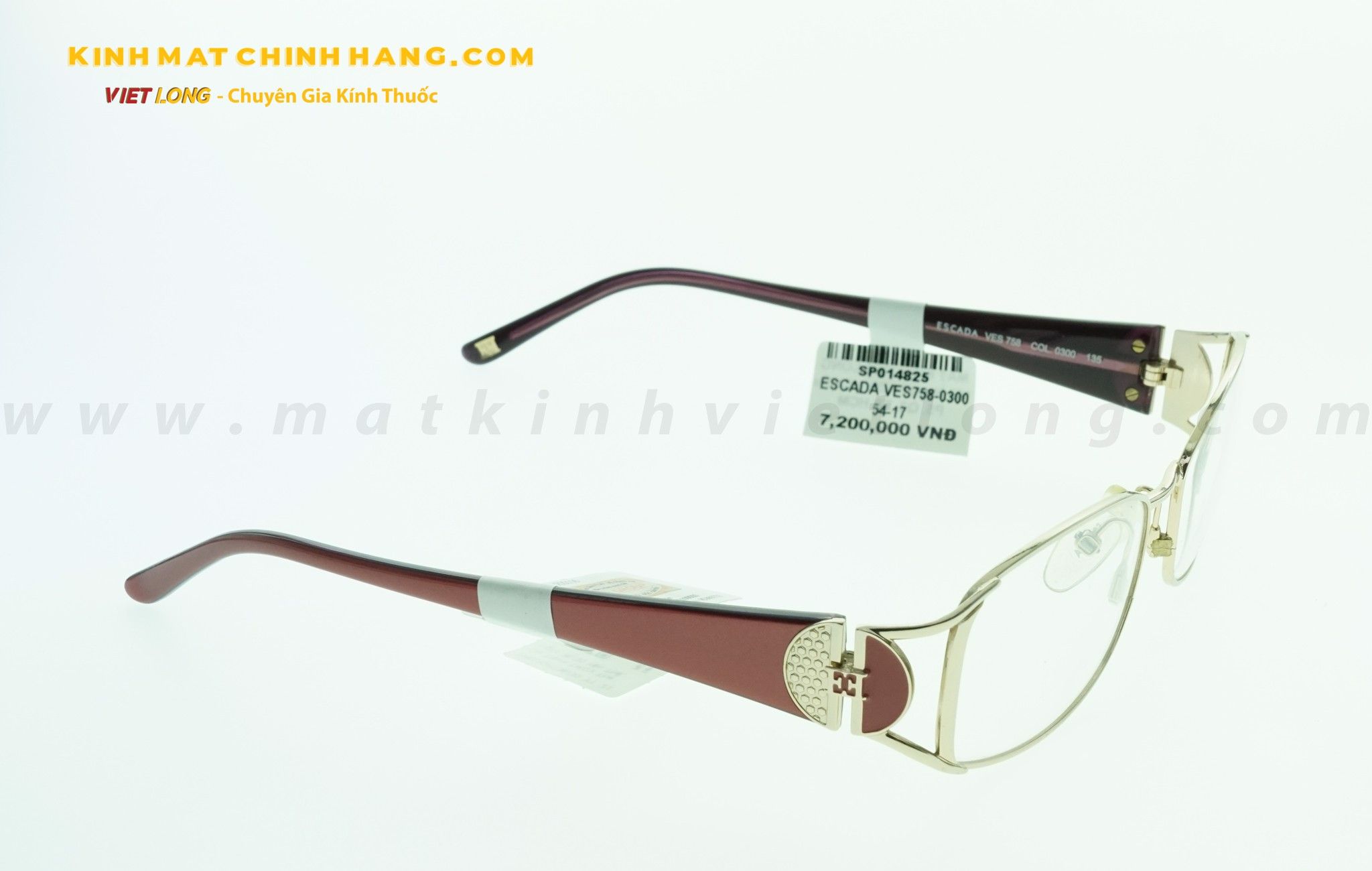  GỌNG KÍNH ESCADA VES758-0300 54-17 