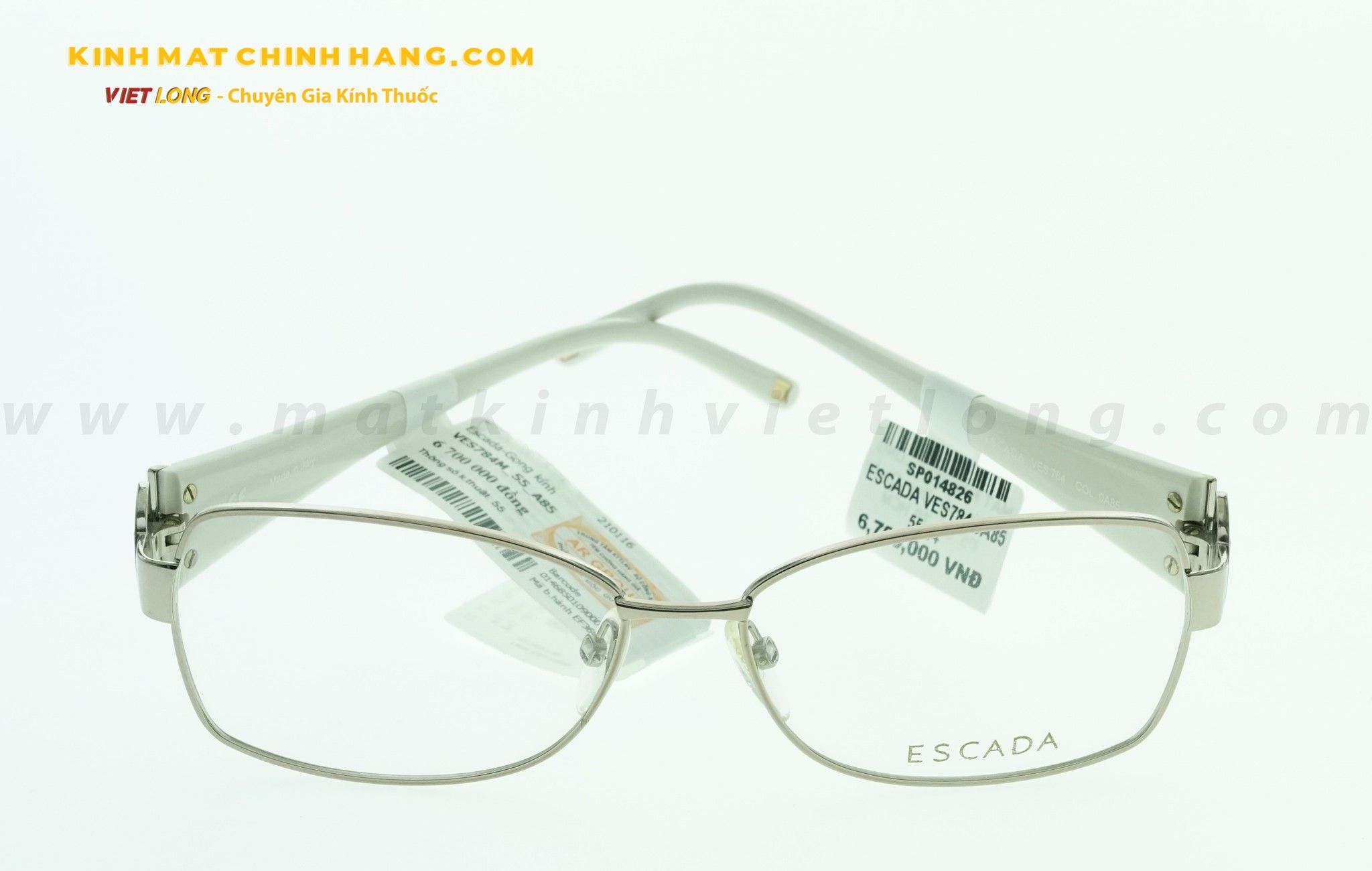  GỌNG KÍNH ESCADA VES784-0A85 55-14 