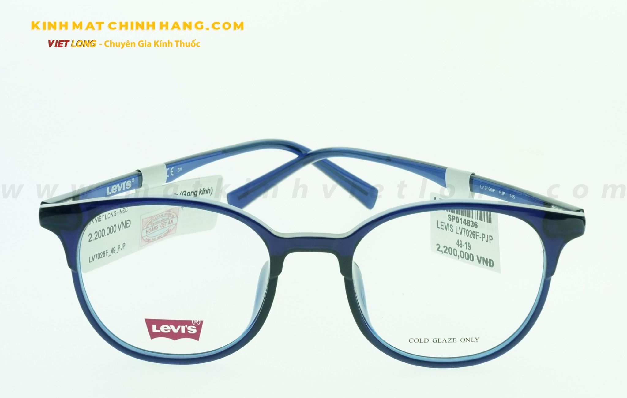  GỌNG KÍNH LEVIS LV7026F-PJP 49-19 