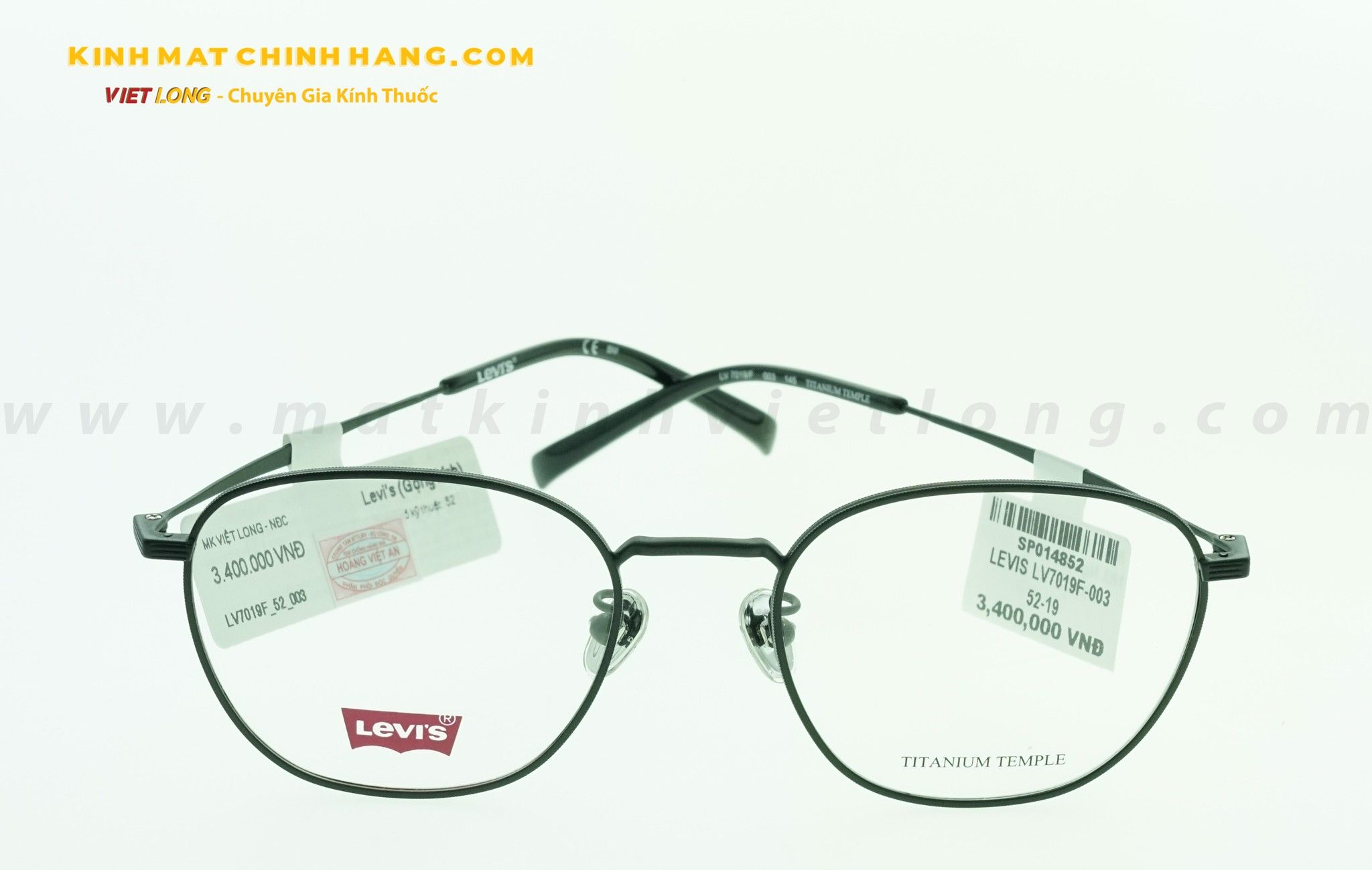  GỌNG KÍNH LEVIS LV7019F-003 52-19 