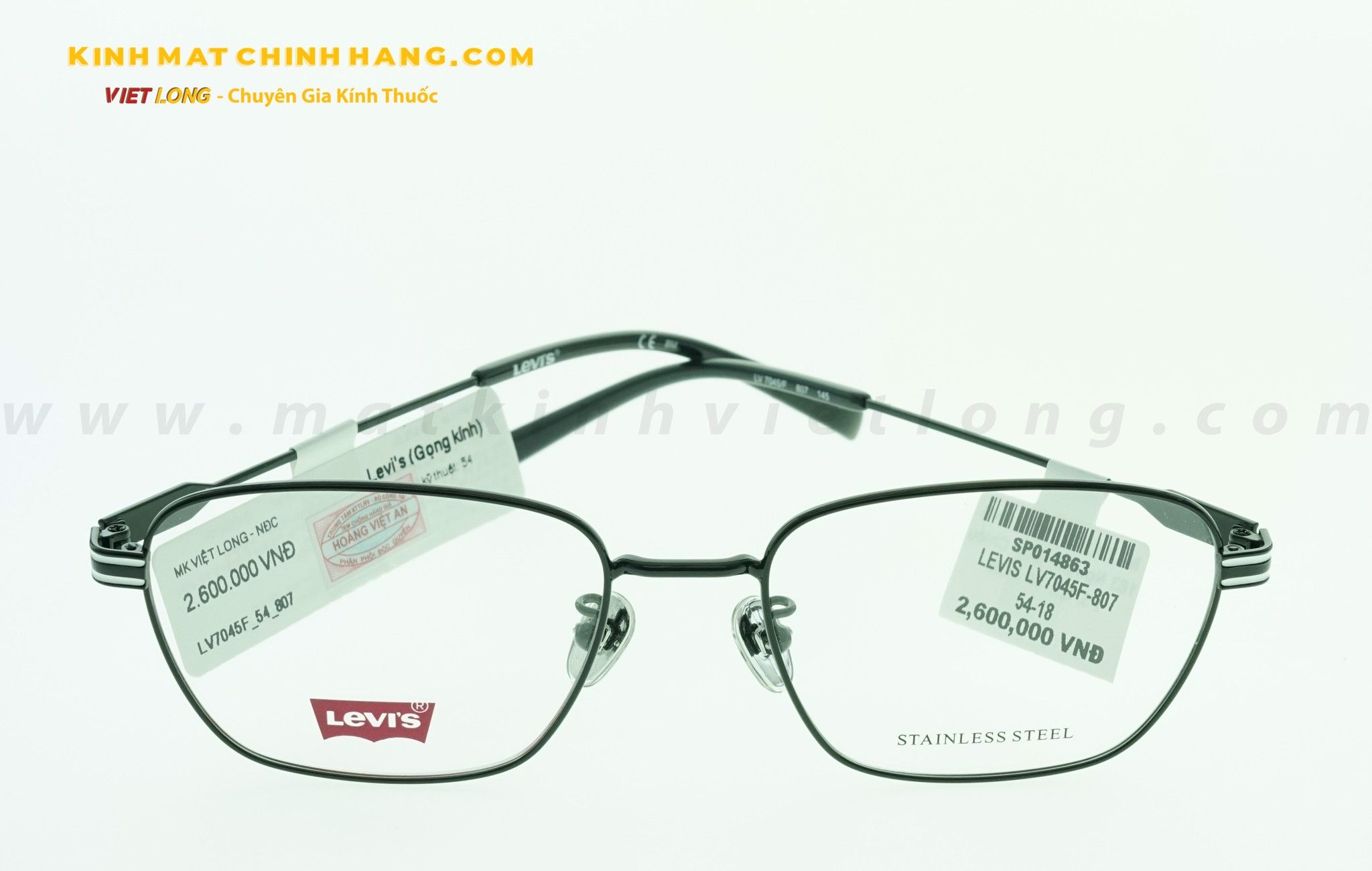  GỌNG KÍNH LEVIS LV7045F-807 54-18 