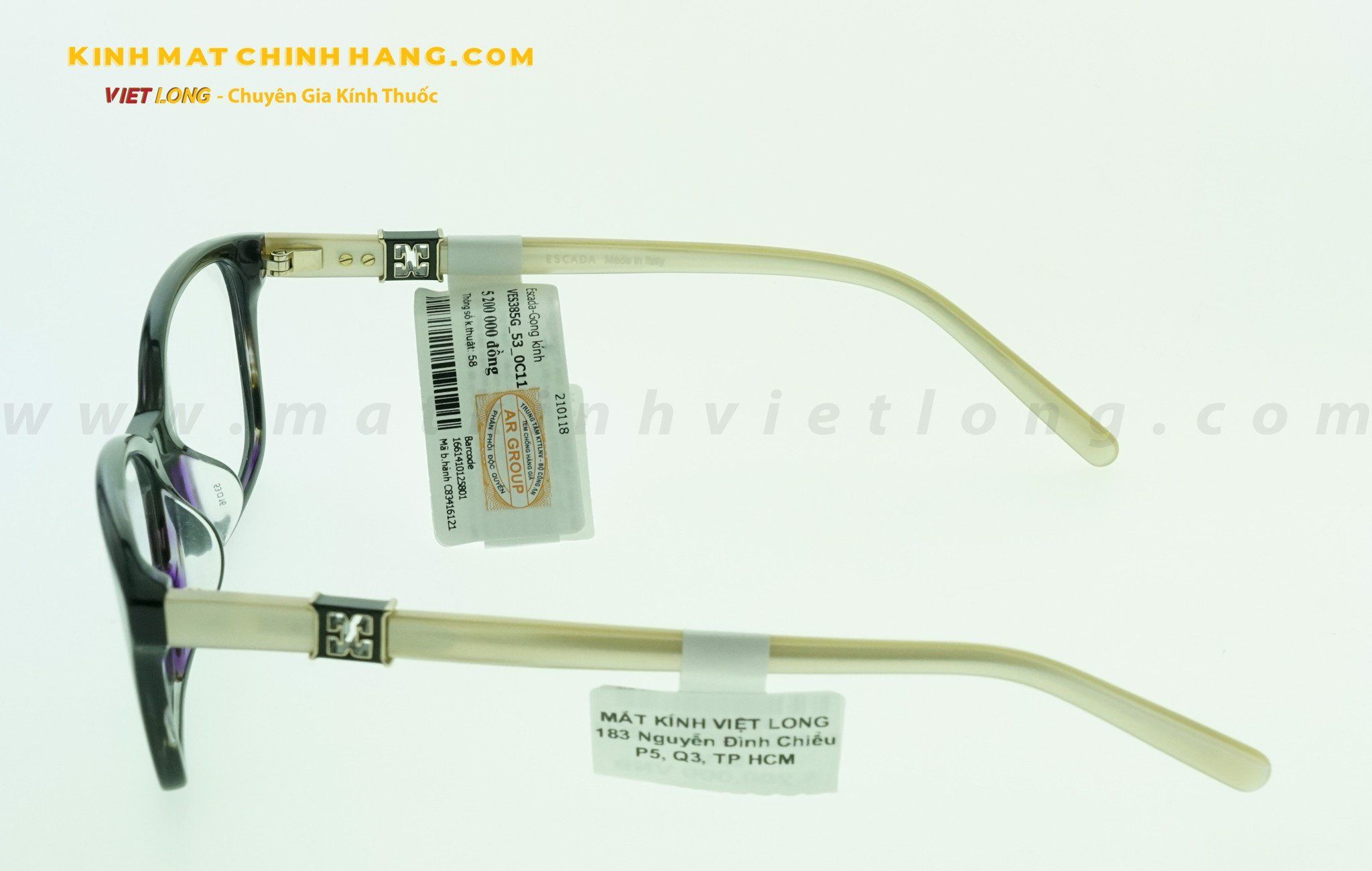  GỌNG KÍNH ESCADA VES385G-0C11 53-16 