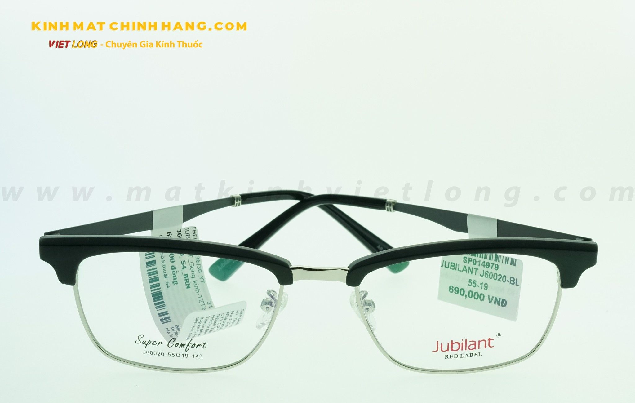  GỌNG KÍNH JUBILANT J60020-BL 55-19 