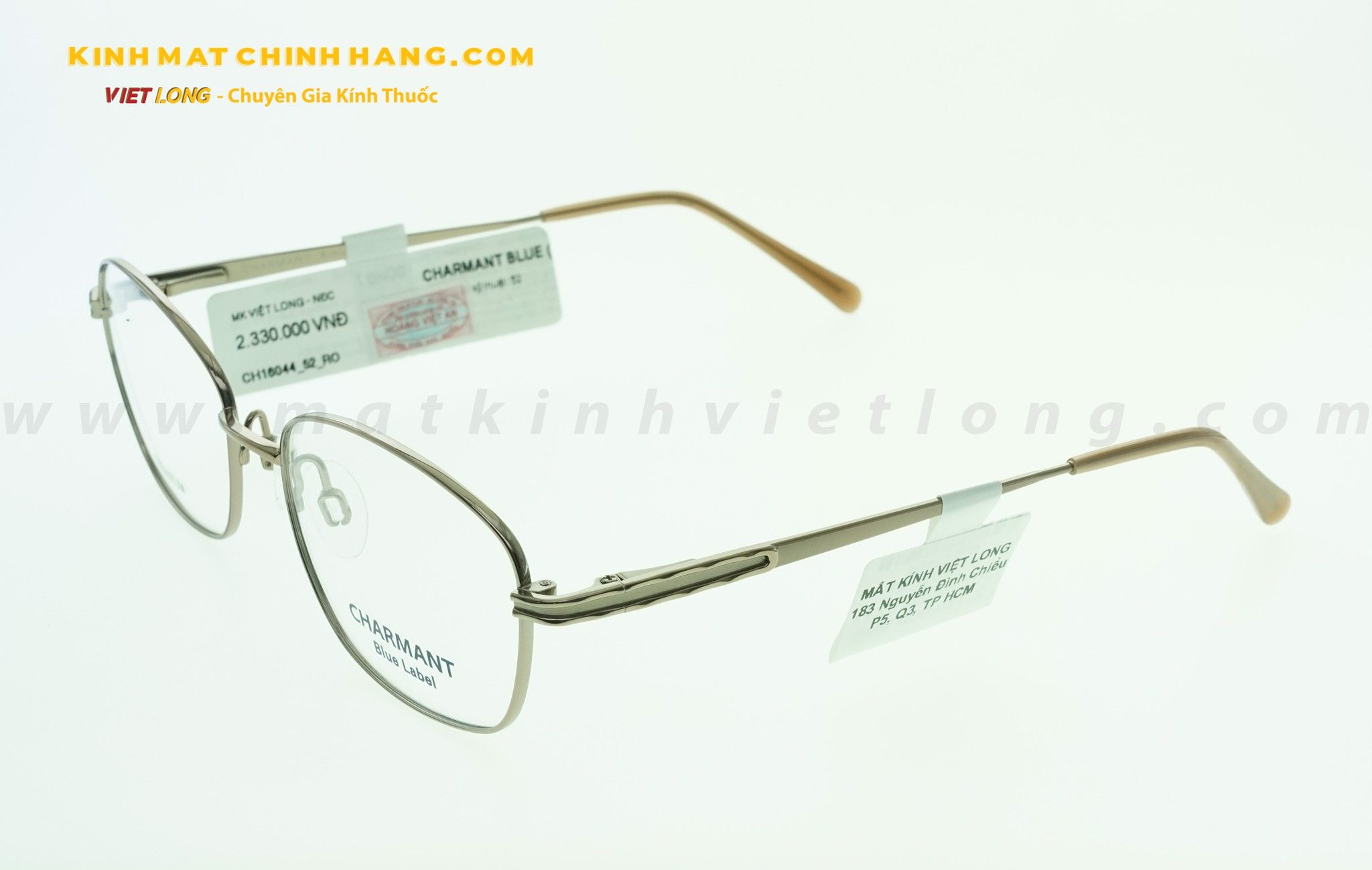  GỌNG KÍNH CHARMANT CH16044-RO 52-17 