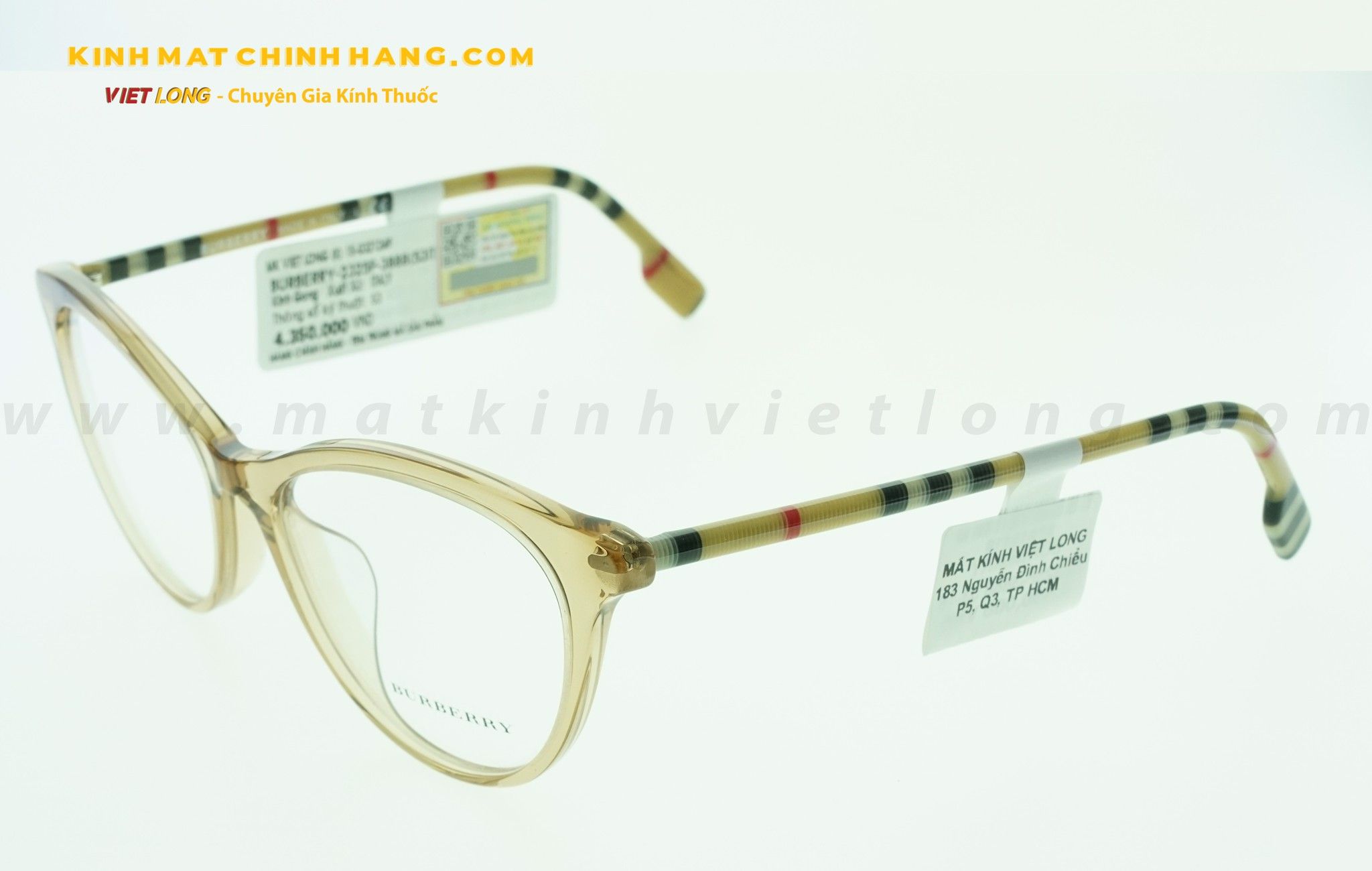  GỌNG KÍNH BURBERRY B2325F-3888 53-16 