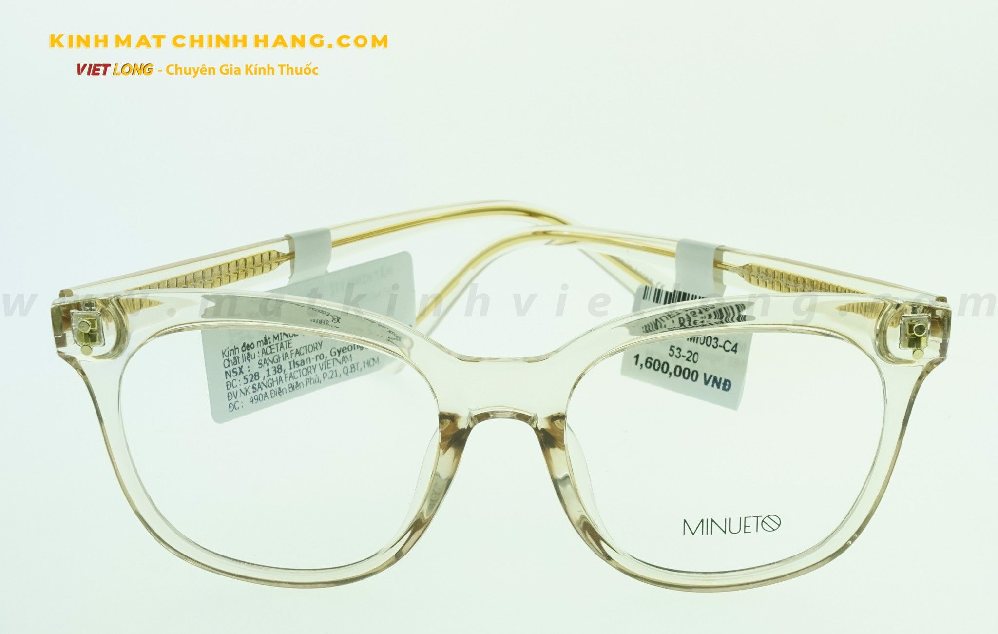  GỌNG KÍNH MINUET MI003-C4 53-20 