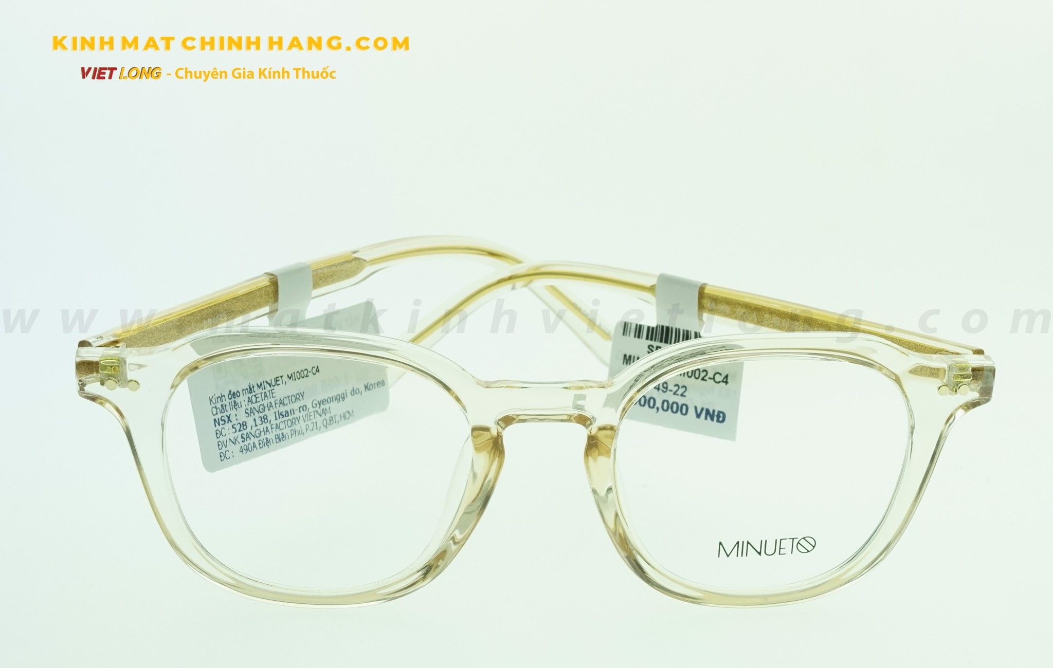  GỌNG KÍNH MINUET MI002-C4 49-22 