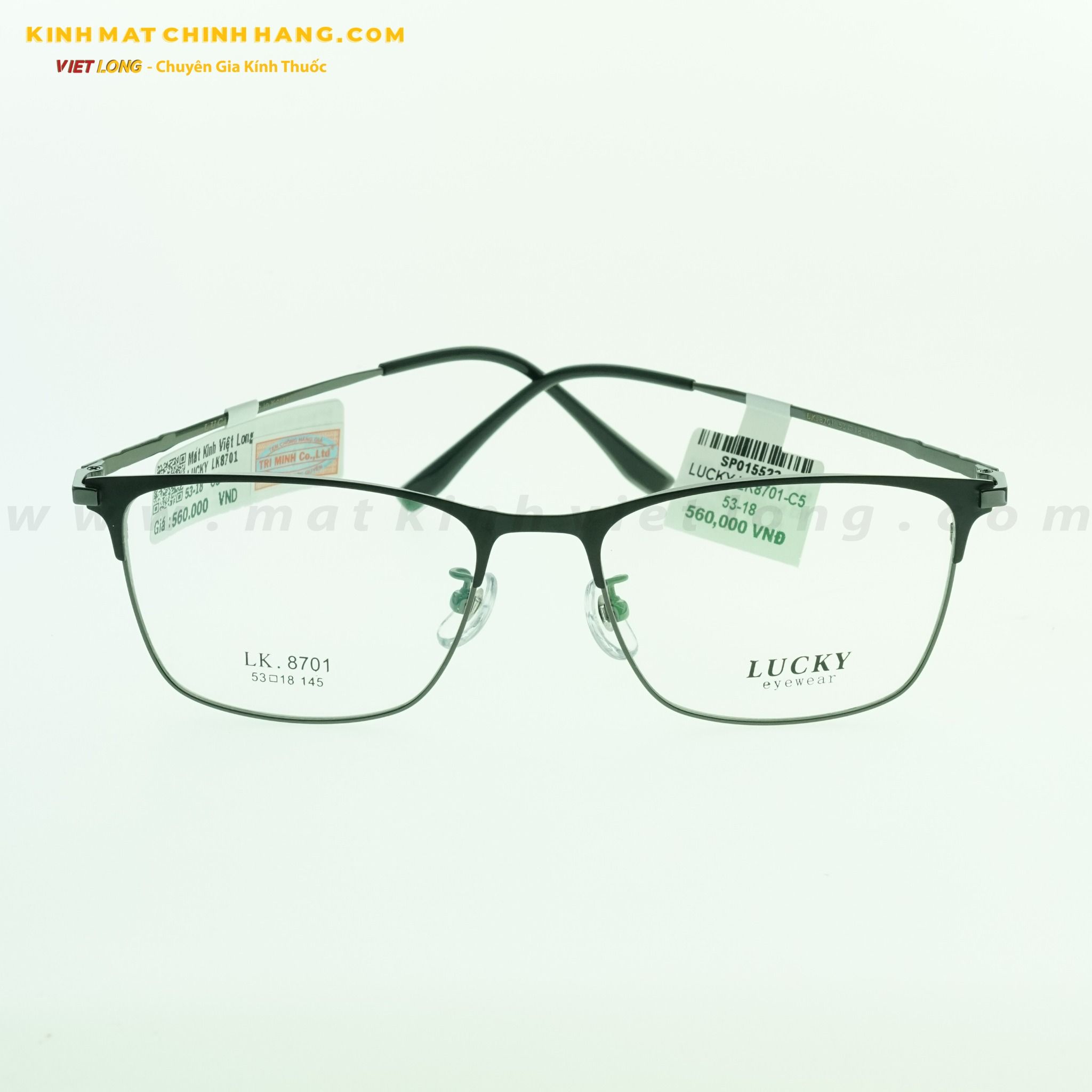 GỌNG KÍNH LUCKY LK8701-C5 53-18