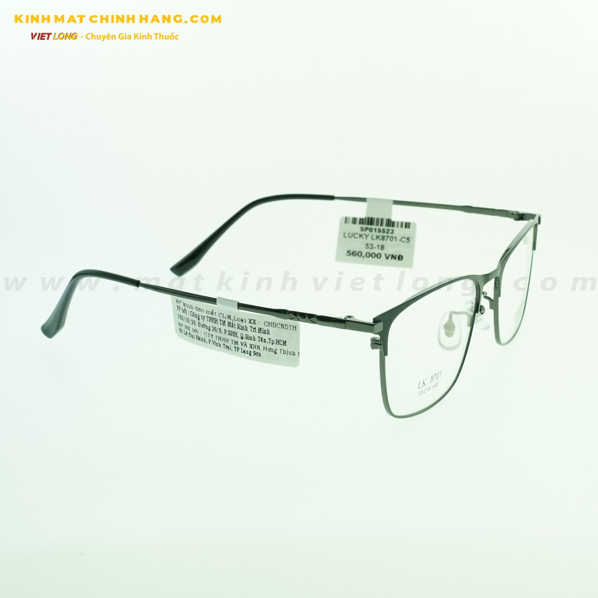 GỌNG KÍNH LUCKY LK8701-C5 53-18