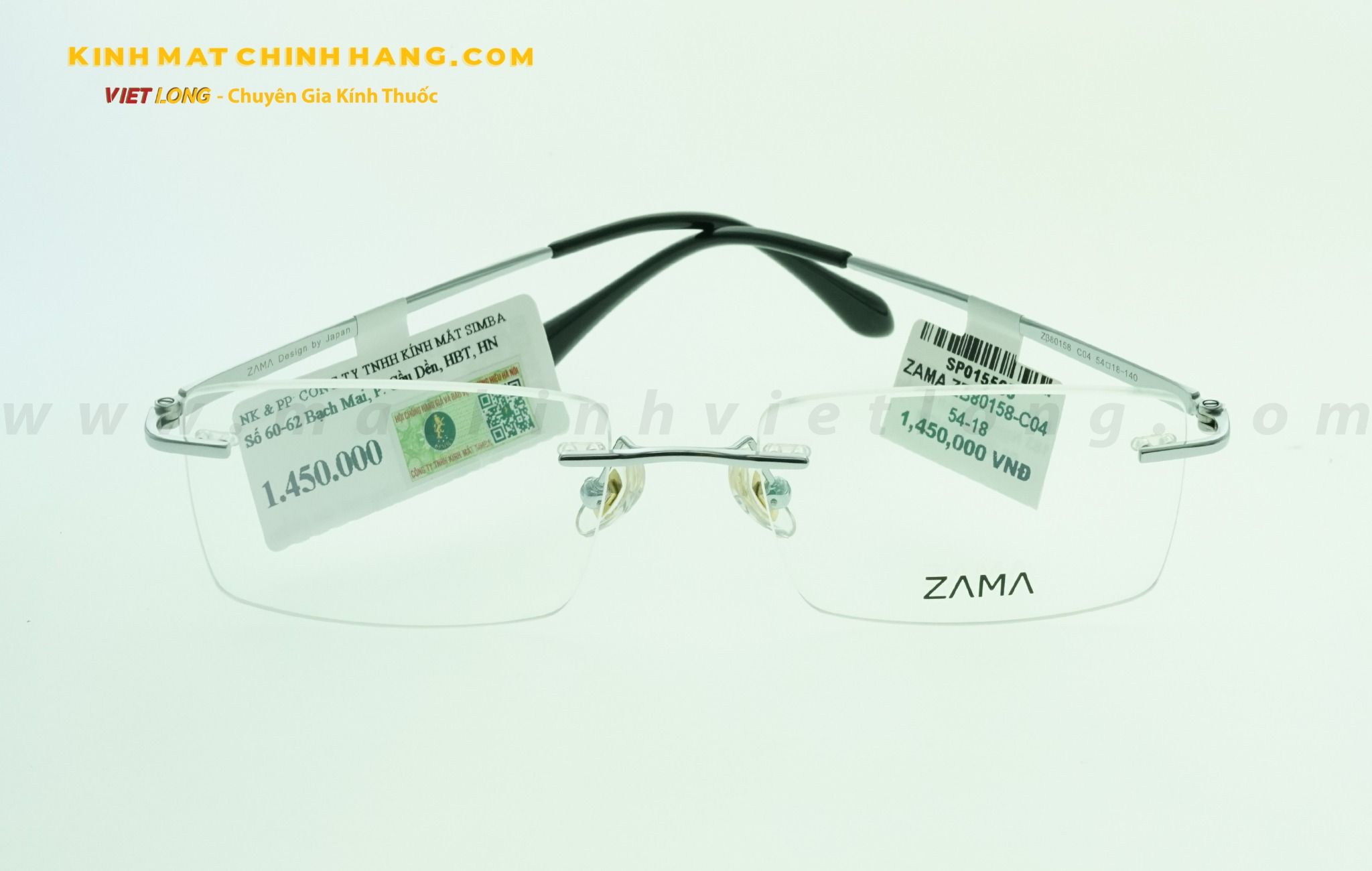GỌNG KÍNH ZAMA ZB80158-C04 54-18