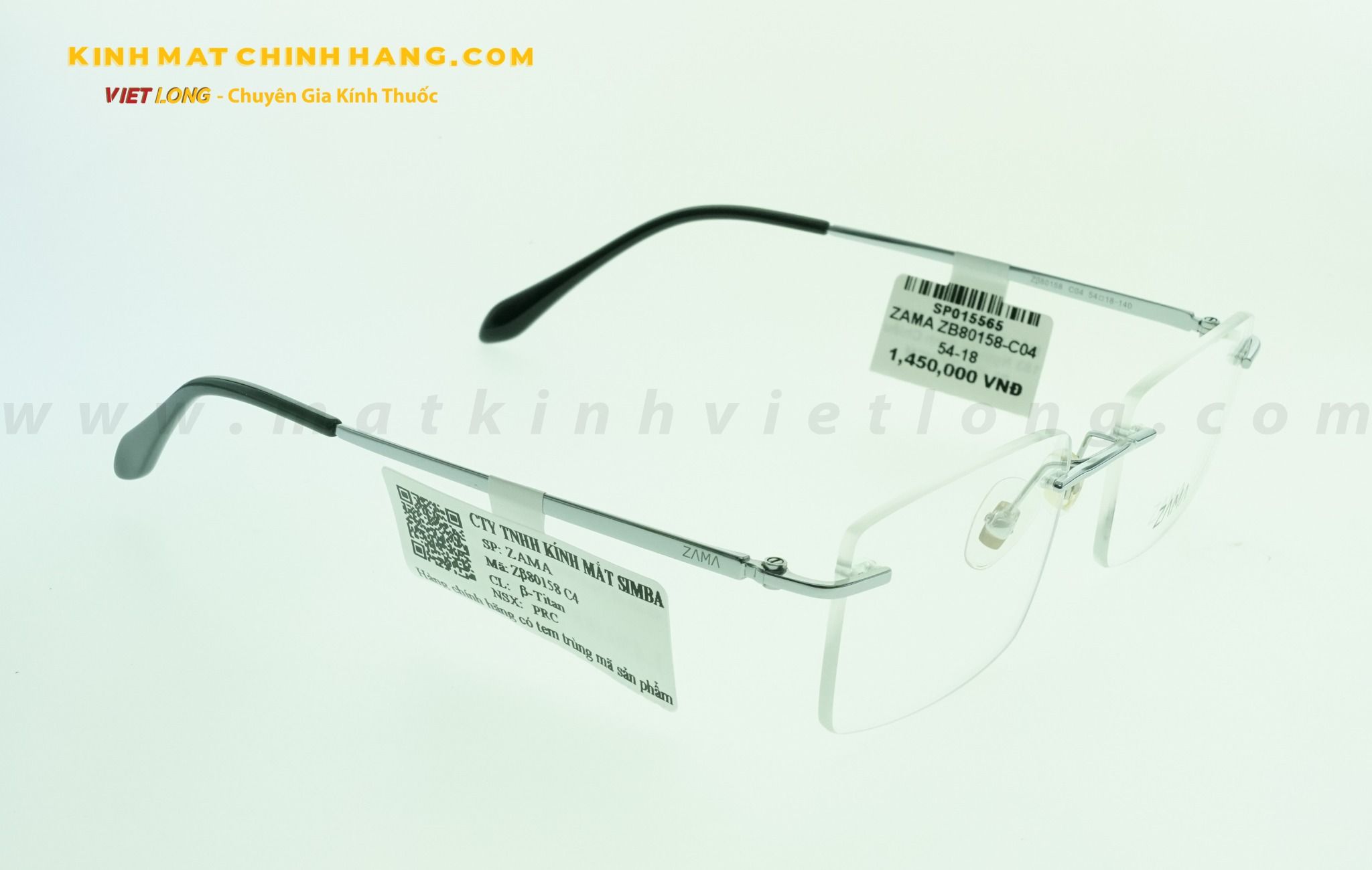 GỌNG KÍNH ZAMA ZB80158-C04 54-18