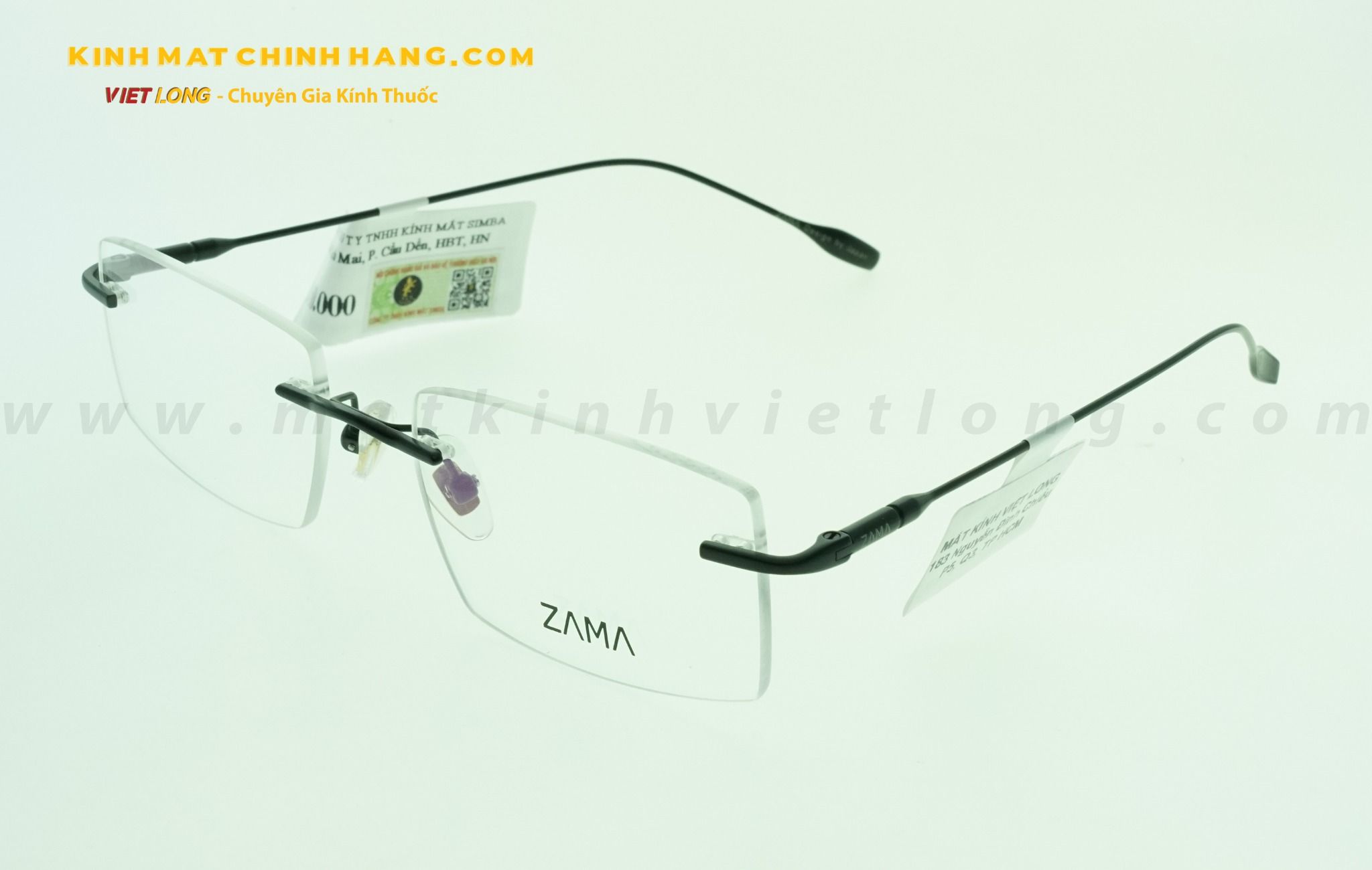  GỌNG KÍNH ZAMA ZB80163-C01 53-18 