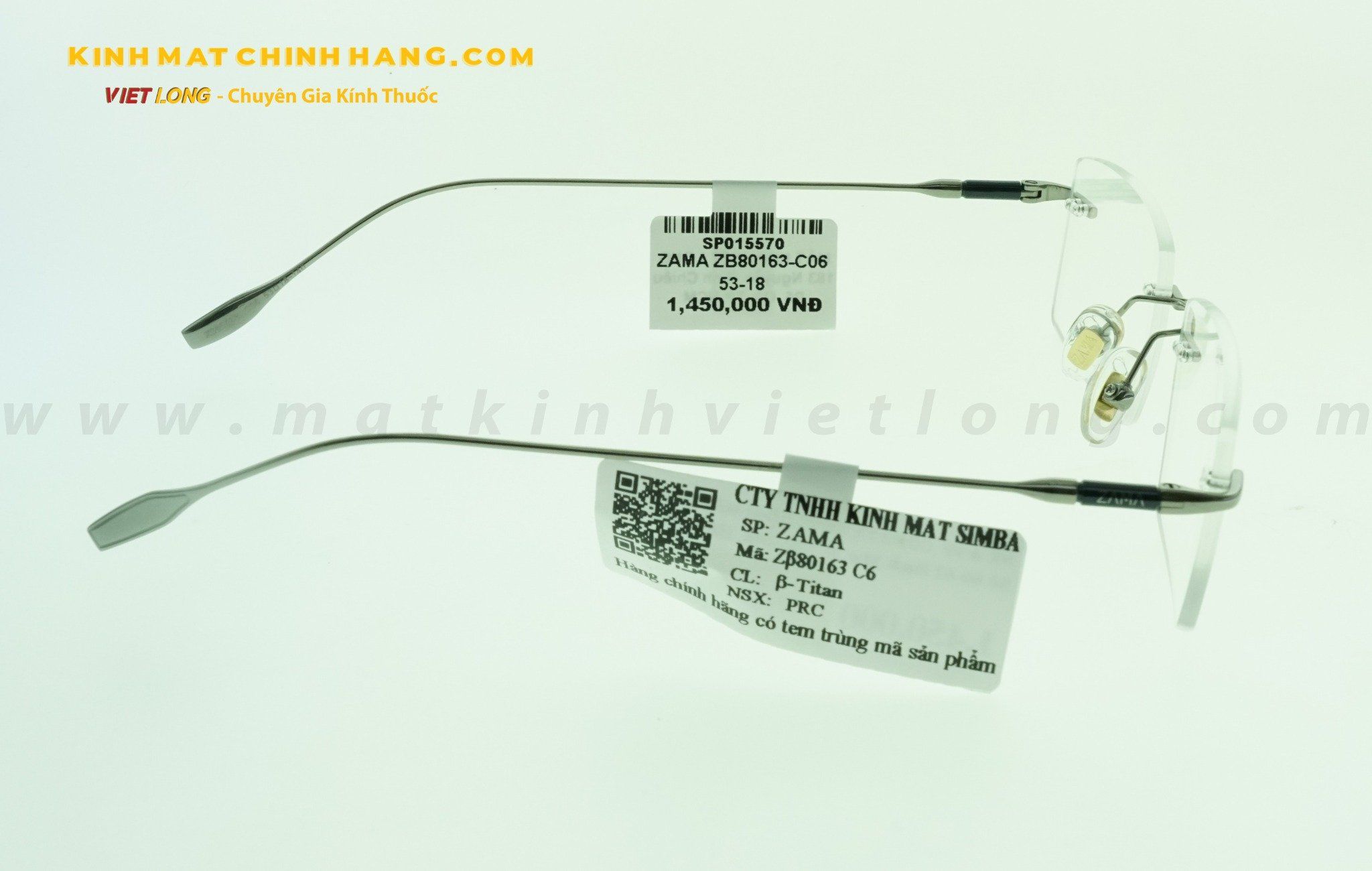 GỌNG KÍNH ZAMA ZB80163-C06 53-18