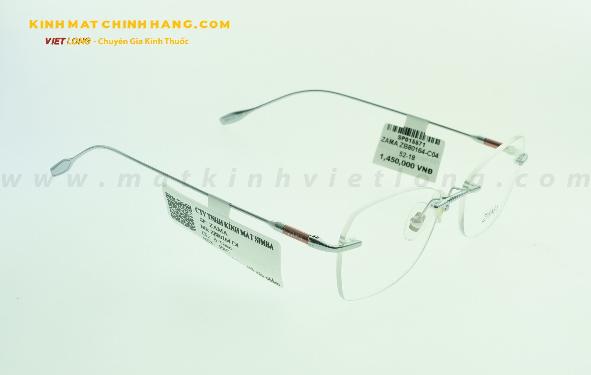 GỌNG KÍNH ZAMA ZB80164-C04 52-18