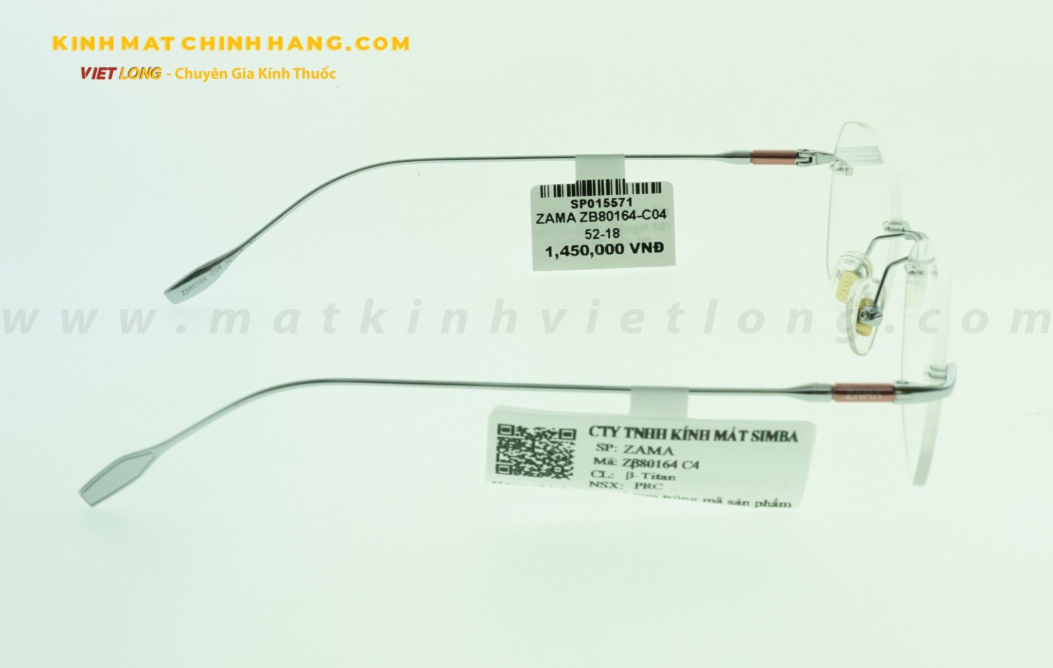 GỌNG KÍNH ZAMA ZB80164-C04 52-18