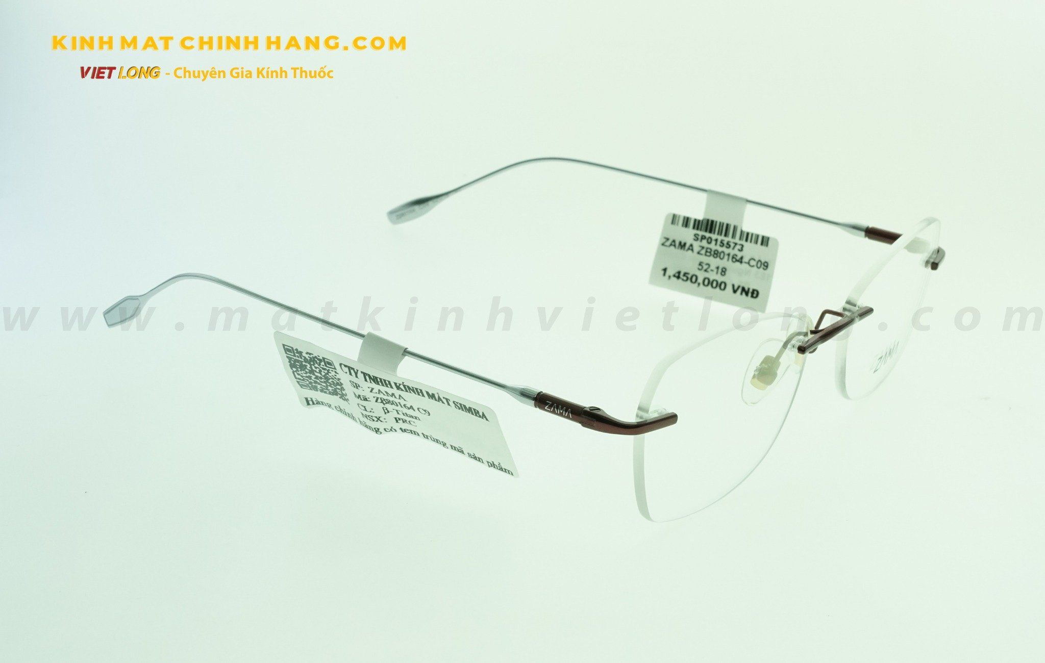 GỌNG KÍNH ZAMA ZB80164-C09 52-18