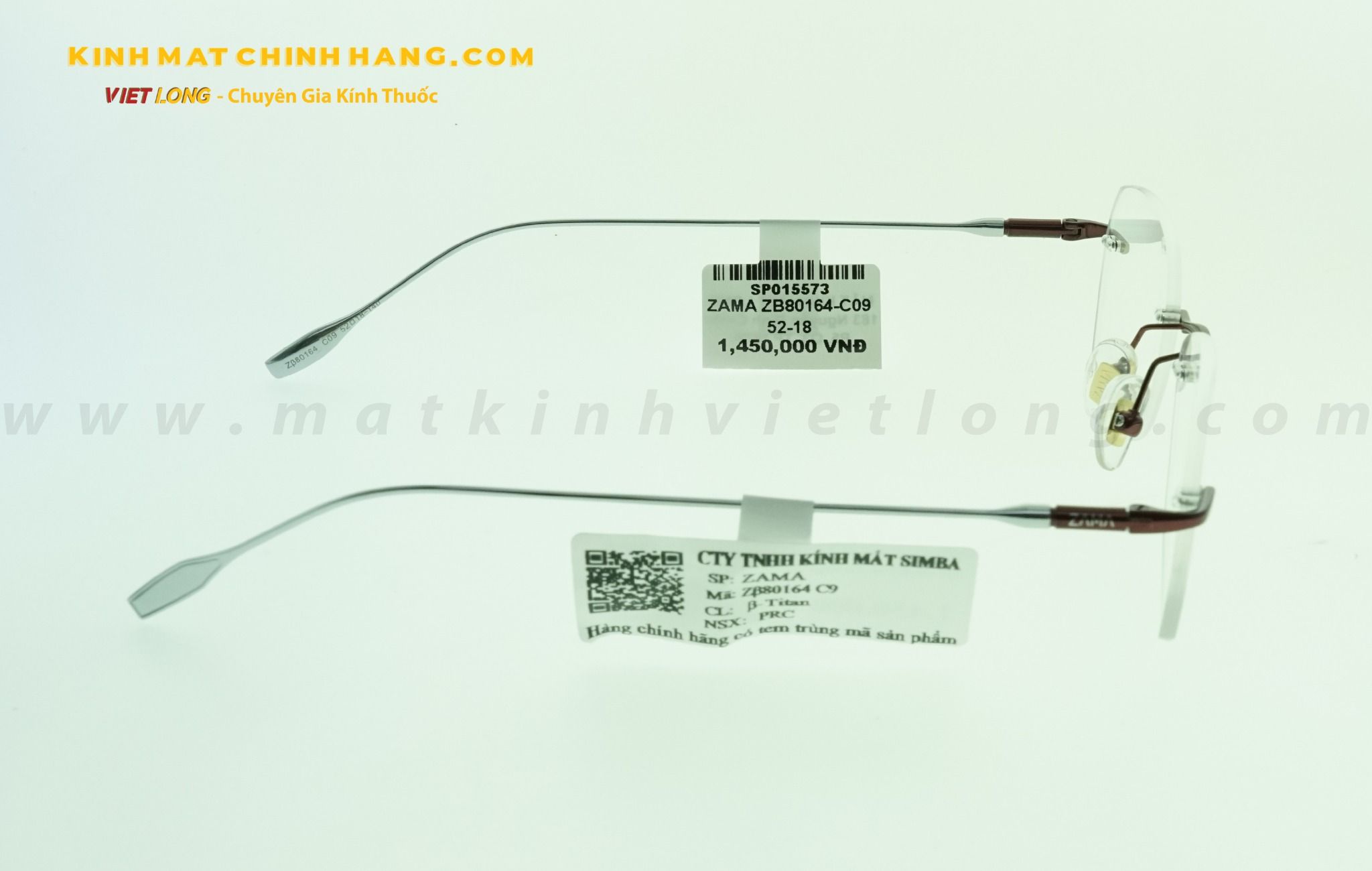 GỌNG KÍNH ZAMA ZB80164-C09 52-18